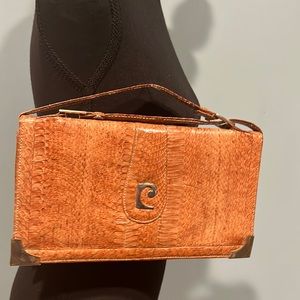 Snake skin print  clutch